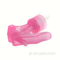 Zawór mini spust 24 410 PE Pink Pink Cała plastikowa kwadratowa dysza sprayer wyzwalacza
